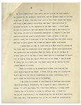 William H. Taft Letter Signed in 1919 Endorsing (Perhaps for the First Time on Paper) the Suffrage Movement -- Taft Also Criticizes President Woodrow Wilson's Mis-Handling of the Treaty of Versailles
